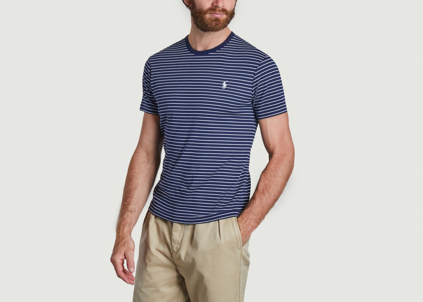 Gestreiftes Slim Fit T-Shirt - Polo Ralph Lauren