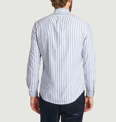 Stretch Oxford shirt with stripes