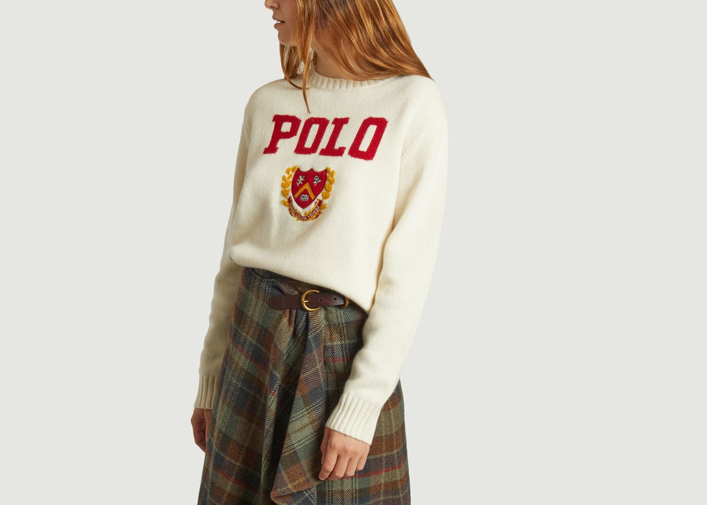 Pull en laine à écusson - Polo Ralph Lauren