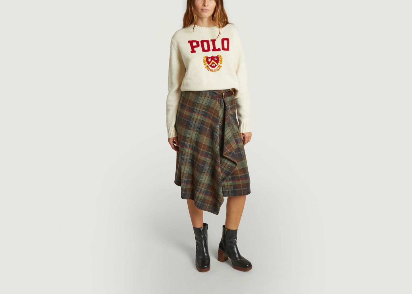 Wool sweater with crest - Polo Ralph Lauren