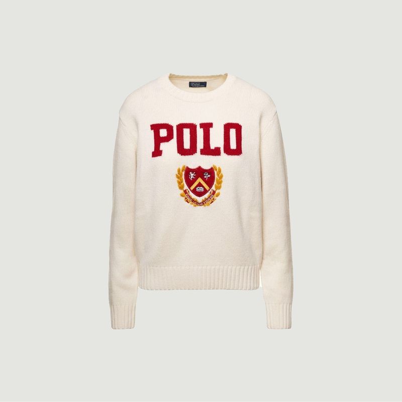 Wool sweater with crest - Polo Ralph Lauren