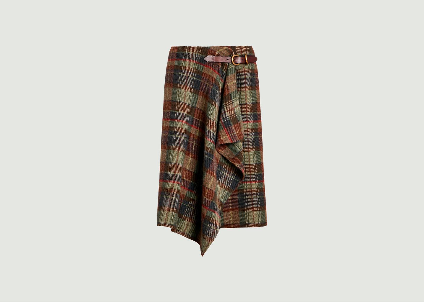 Jupe écossaise à boucle et chevrons - Polo Ralph Lauren