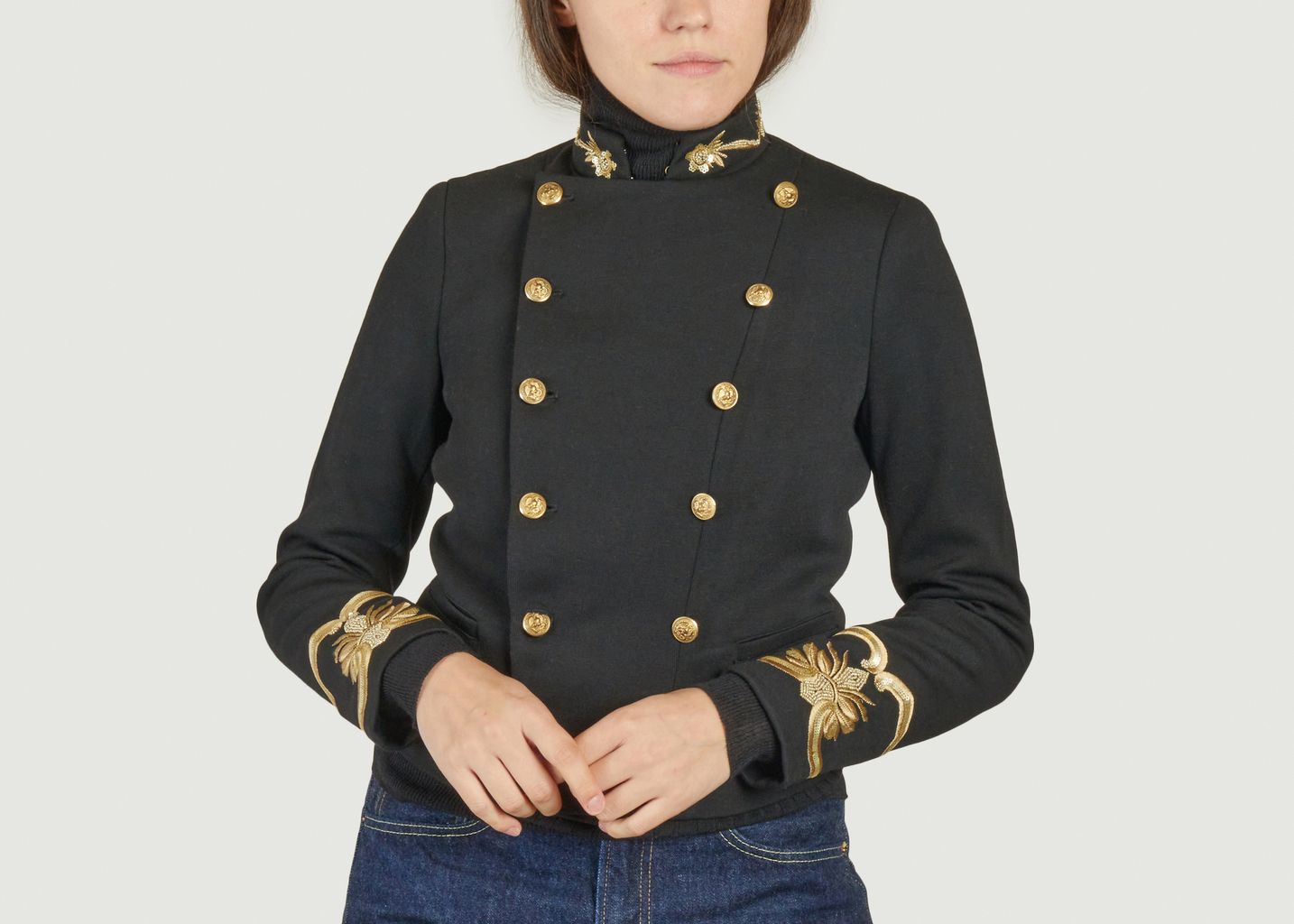 Double-breasted surplus jacket with appliqué - Polo Ralph Lauren