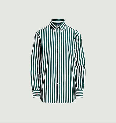 Striped Cotton Slim Fit Shirt