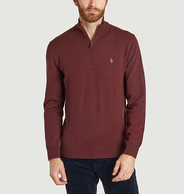 Half-zip sweatshirt