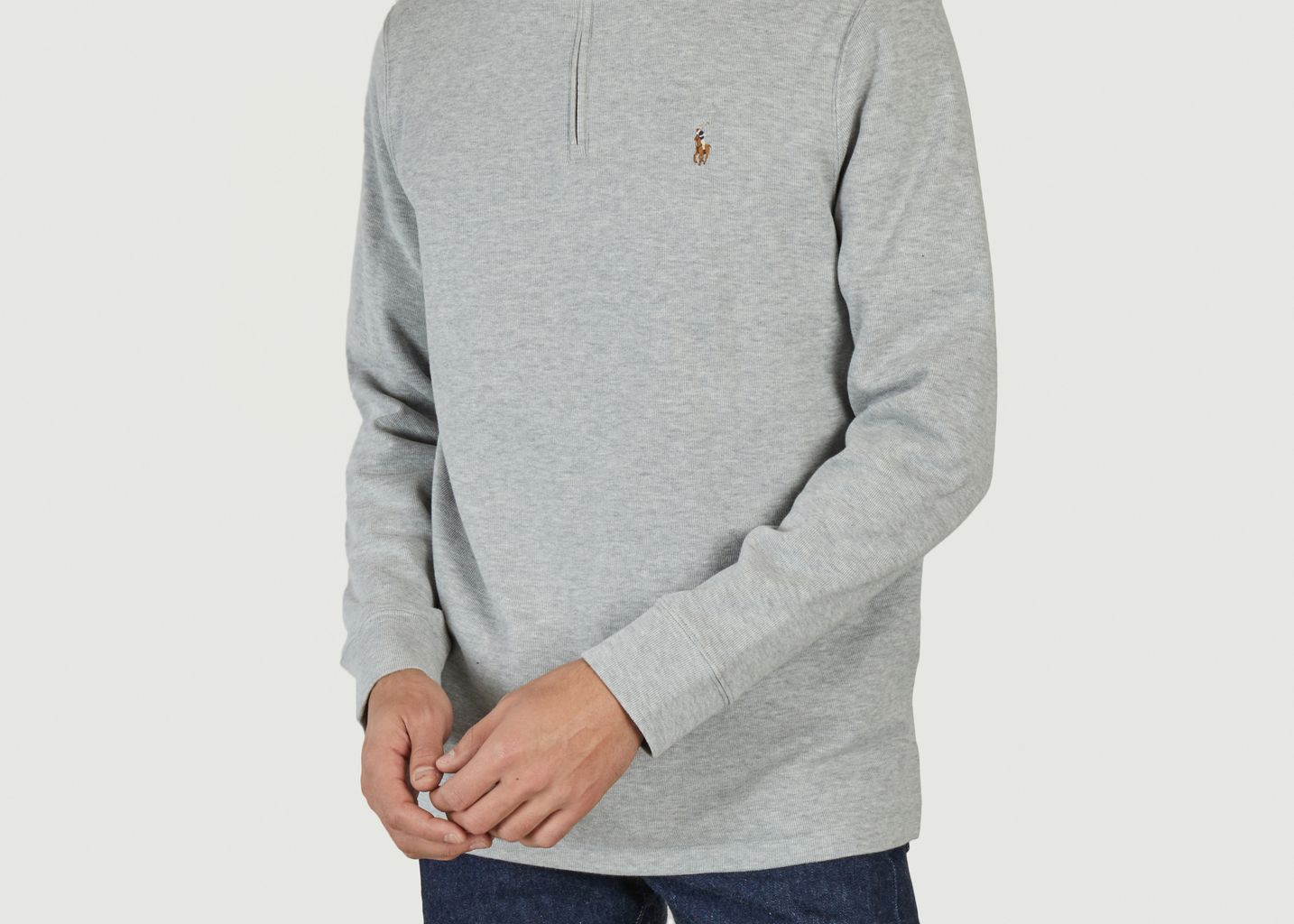 Sweatshirt siglé col camionneur - Polo Ralph Lauren