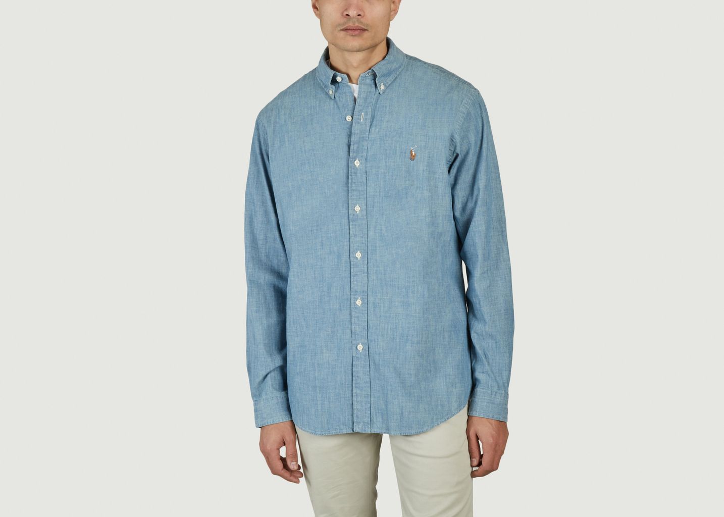 Custom fit cotton chambray shirt - Polo Ralph Lauren