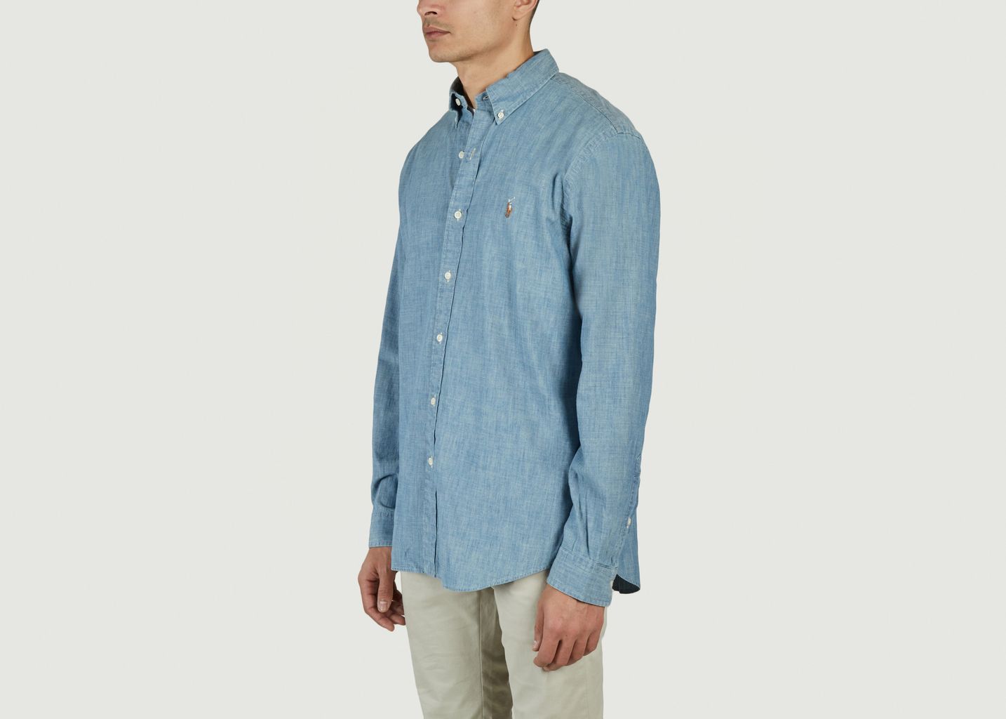 Chemise en chambray de coton custom fit - Polo Ralph Lauren