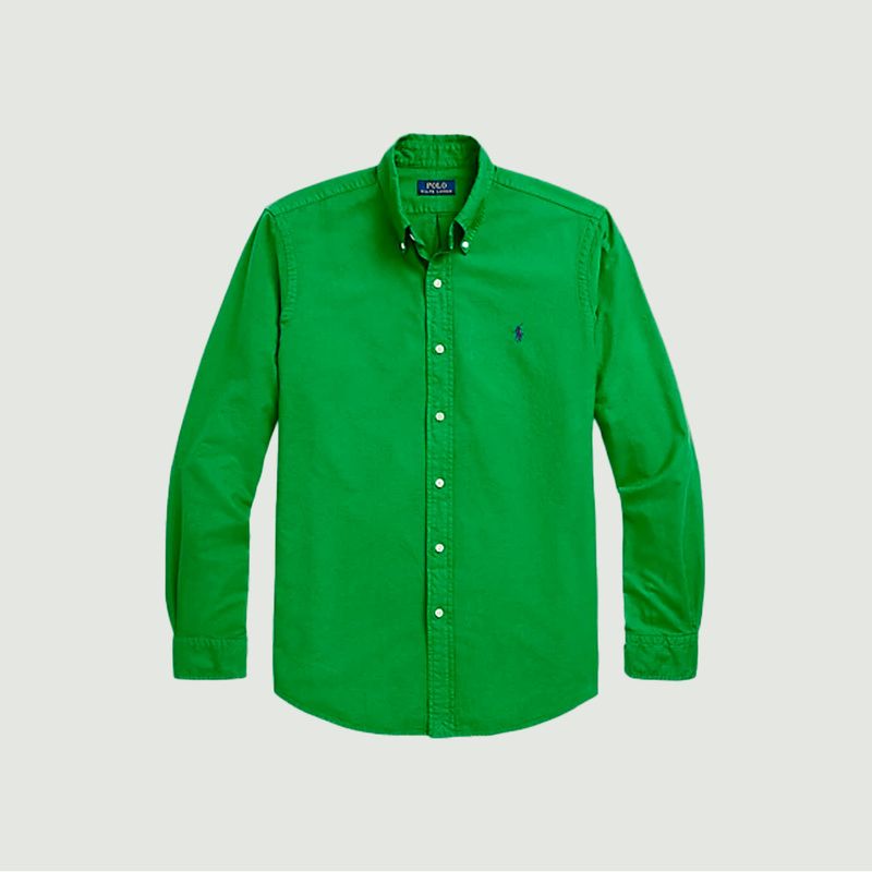 Tailliertes stückgefärbtes Oxford-Hemd - Polo Ralph Lauren