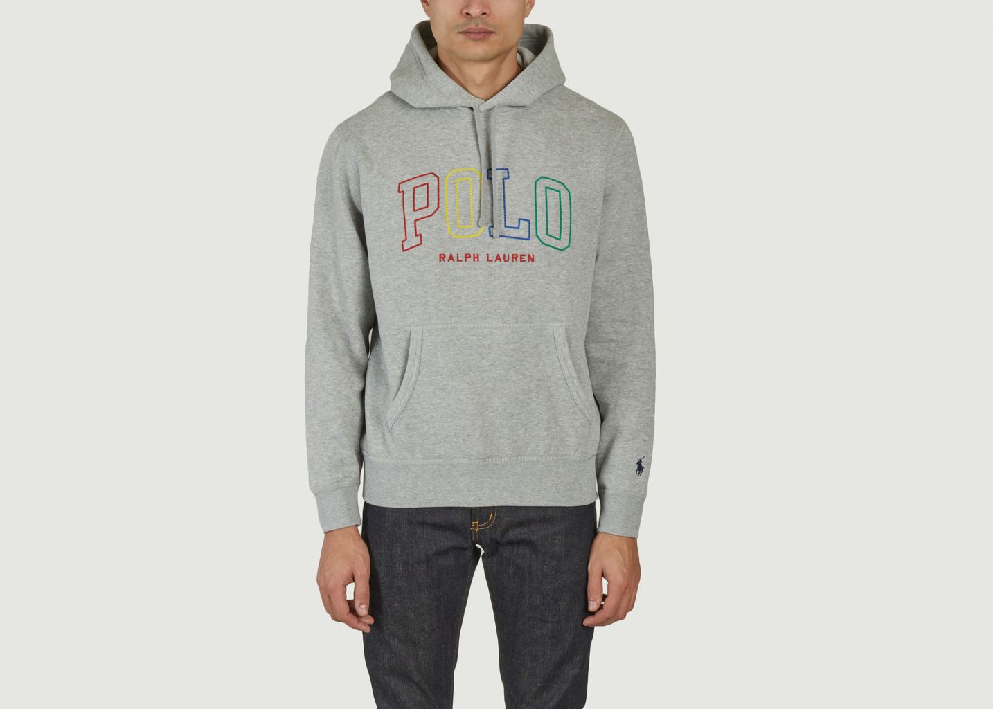 Hoodie avec logo multicolore brodé - Polo Ralph Lauren
