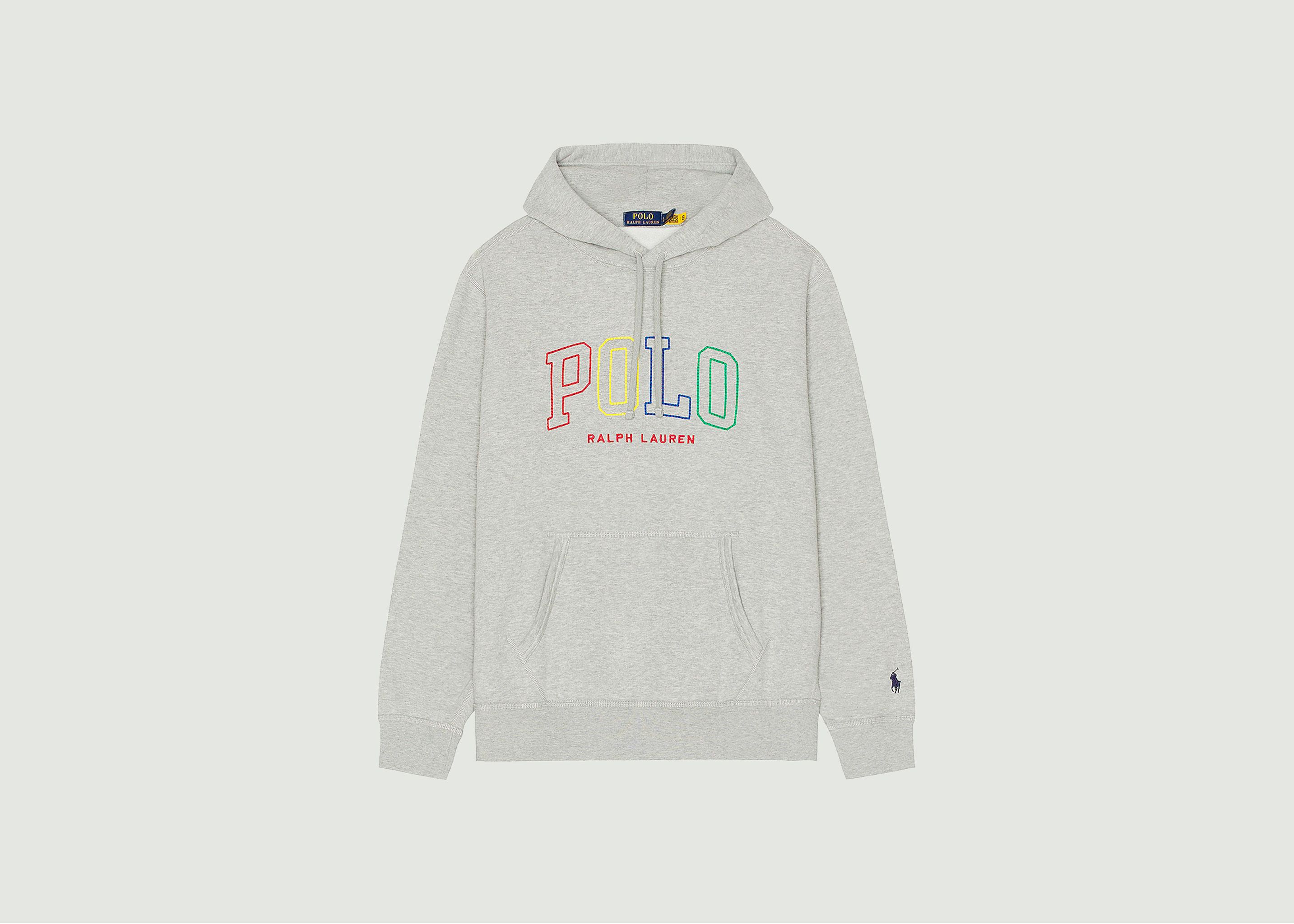 Hoodie mit aufgesticktem mehrfarbigem Logo - Polo Ralph Lauren