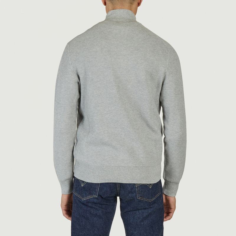 Piqué Cotton Half-Zip Sweater - Polo Ralph Lauren