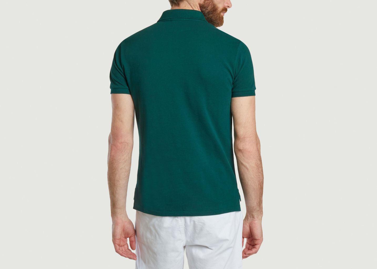 Cotton pique slim-fit polo shirt - Polo Ralph Lauren