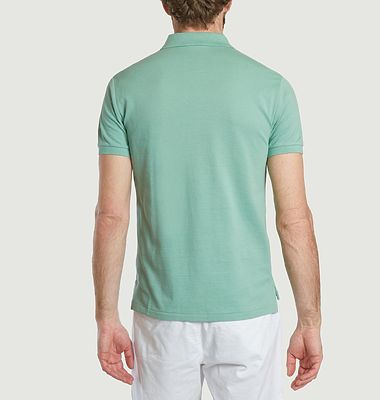 Cotton pique slim-fit polo shirt
