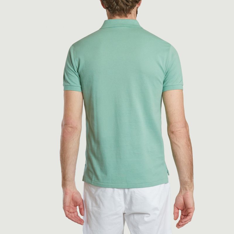 Cotton pique slim-fit polo shirt - Polo Ralph Lauren