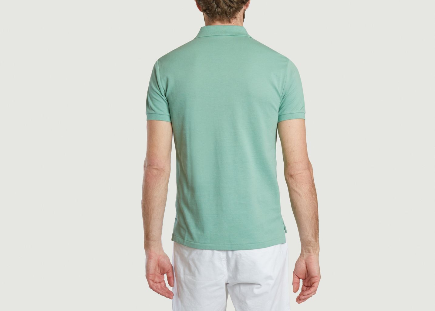 Cotton pique slim-fit polo shirt - Polo Ralph Lauren