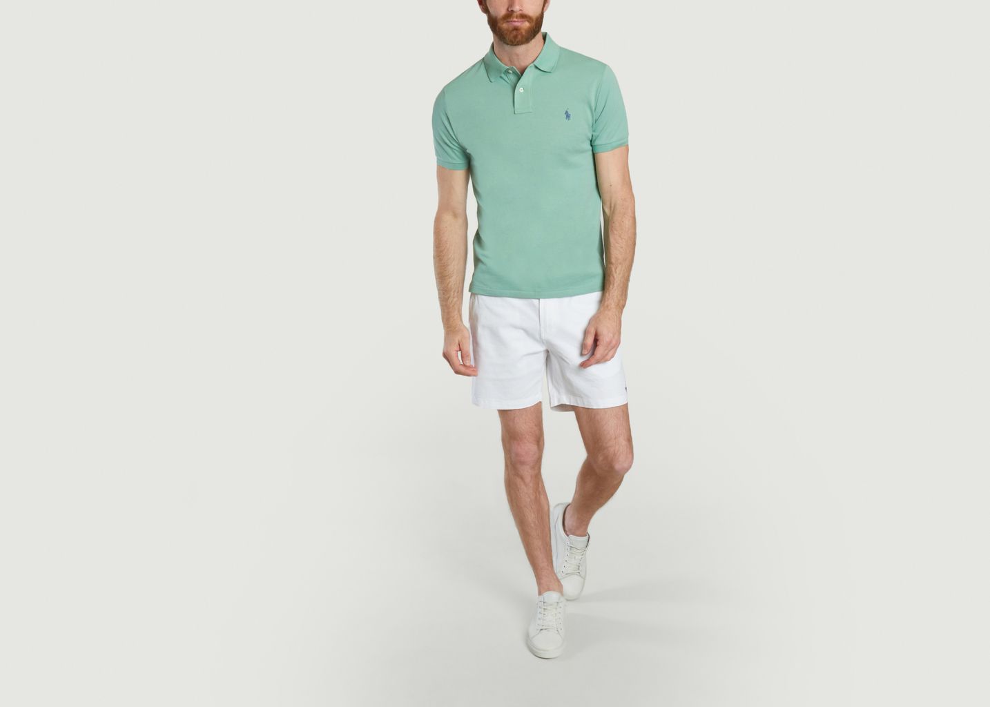 Cotton pique slim-fit polo shirt - Polo Ralph Lauren