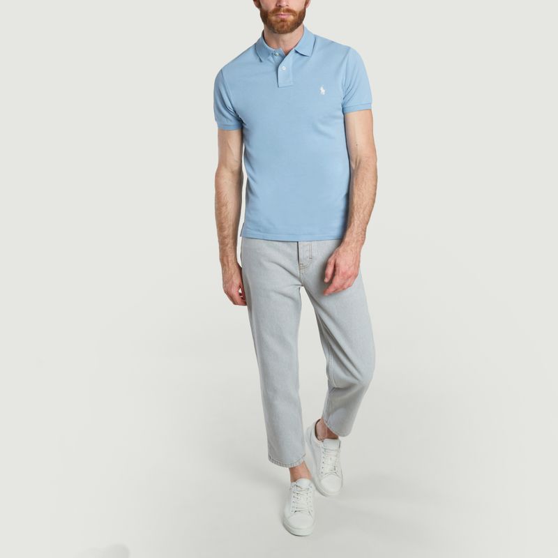 Cotton pique slim-fit polo shirt - Polo Ralph Lauren