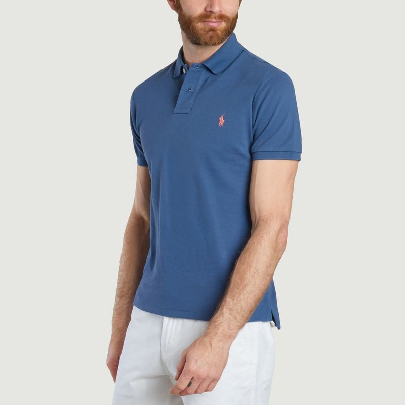 Cotton pique slim-fit polo shirt - Polo Ralph Lauren