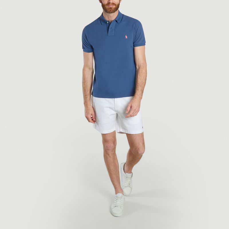 Cotton pique slim-fit polo shirt - Polo Ralph Lauren