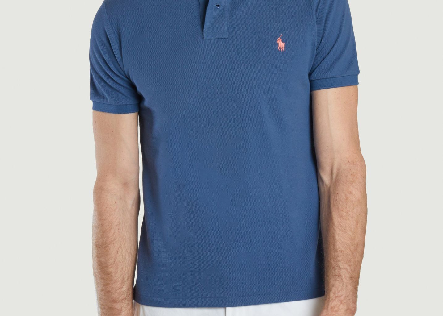 Cotton pique slim-fit polo shirt - Polo Ralph Lauren