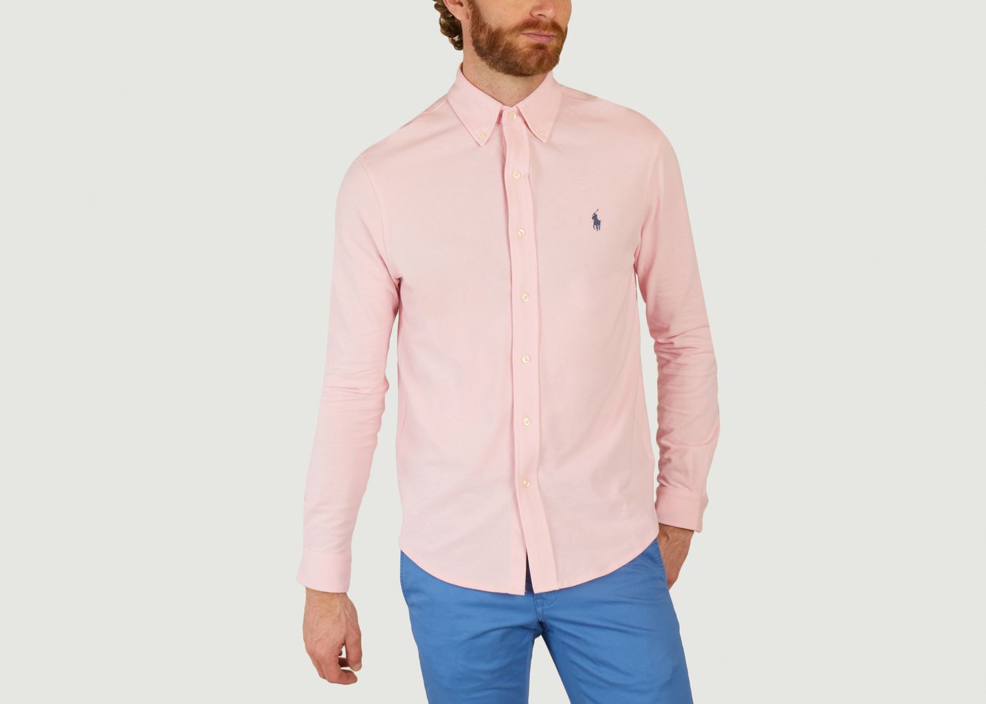 Ultra-light cotton piqué shirt - Polo Ralph Lauren