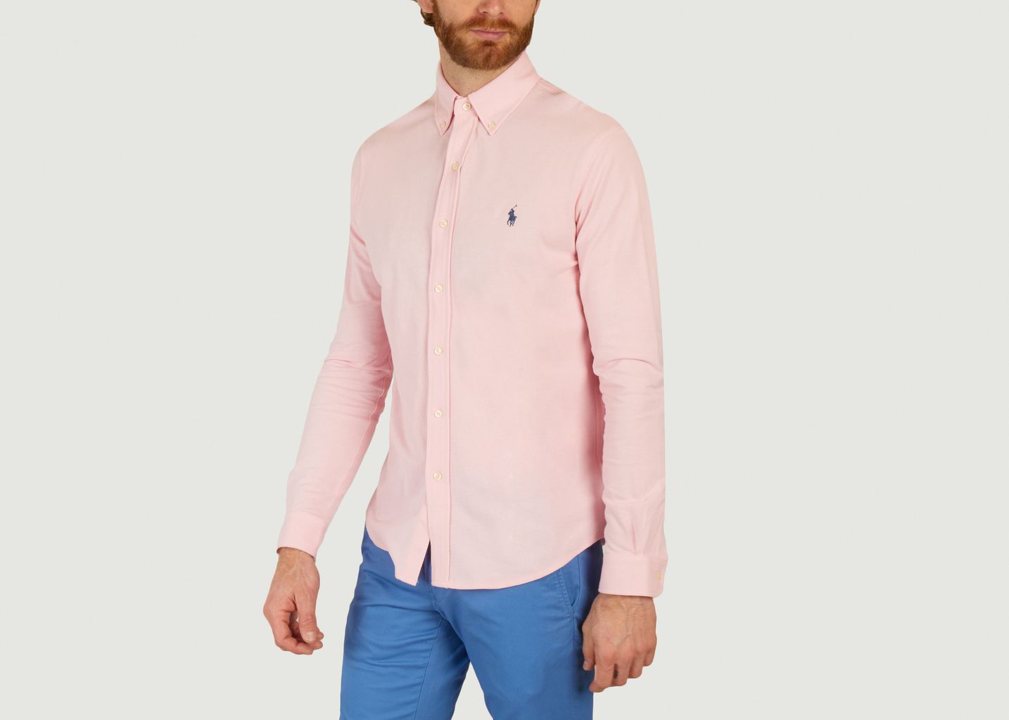 Ultra-light cotton piqué shirt - Polo Ralph Lauren