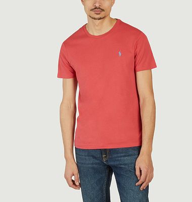 Fitted, round-neck jersey T-shirt,
