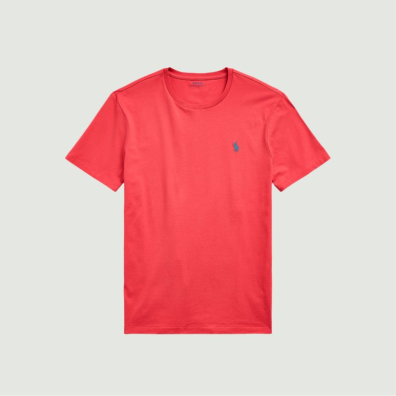 Fitted, round-neck jersey T-shirt, - Polo Ralph Lauren