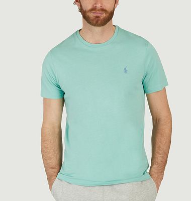 Fitted round-neck jersey T-shirt