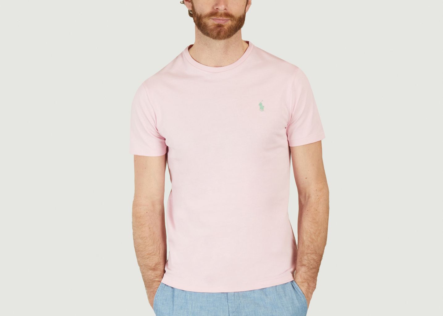 Fitted round-neck jersey T-shirt - Polo Ralph Lauren