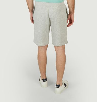 Sport shorts with logo, straight cut