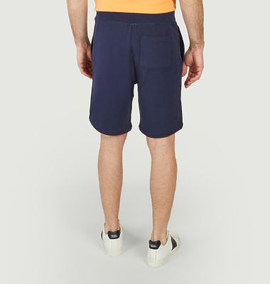 Sport shorts with logo, straight cut