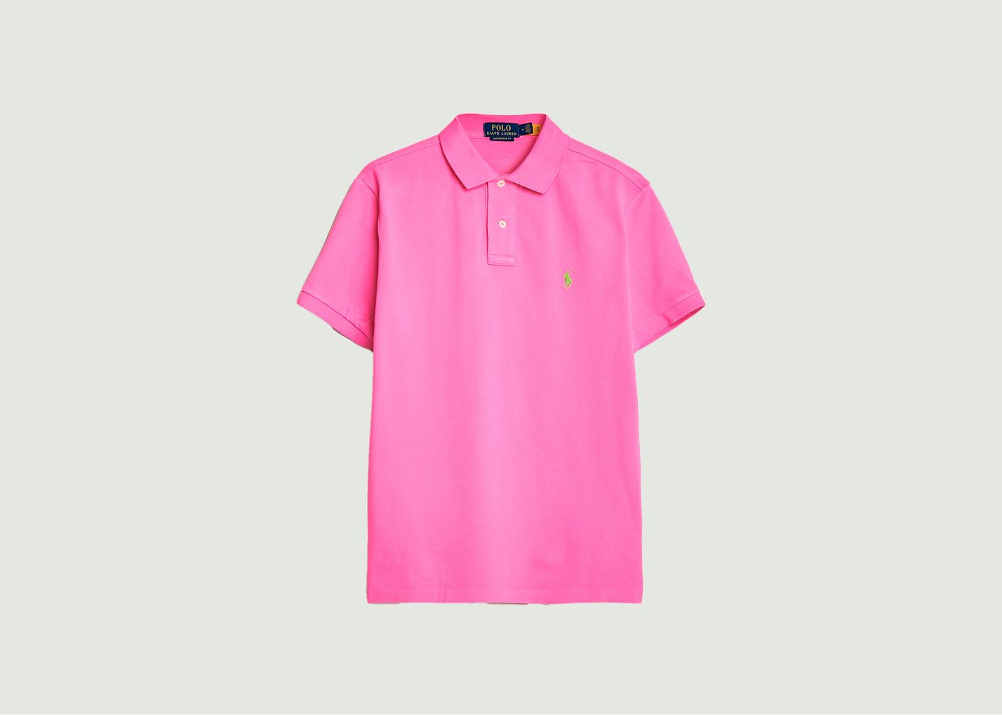 Slim-fit cotton pique polo shirt - Polo Ralph Lauren