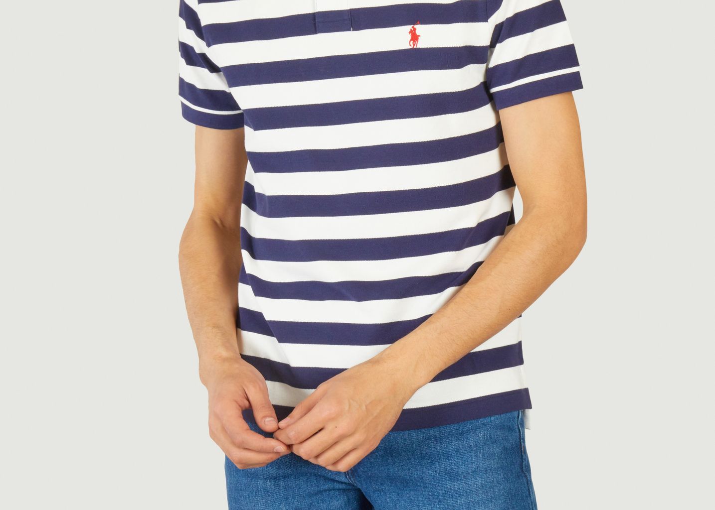 Gestreiftes Tailliertes Poloshirt - Polo Ralph Lauren