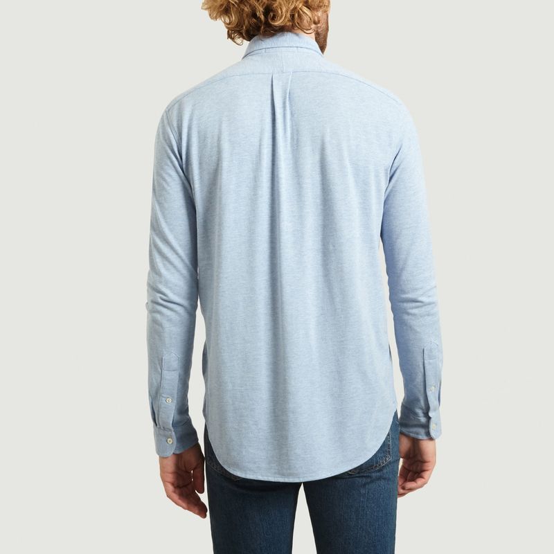 Cotton Piqué Shirt With Logo - Polo Ralph Lauren