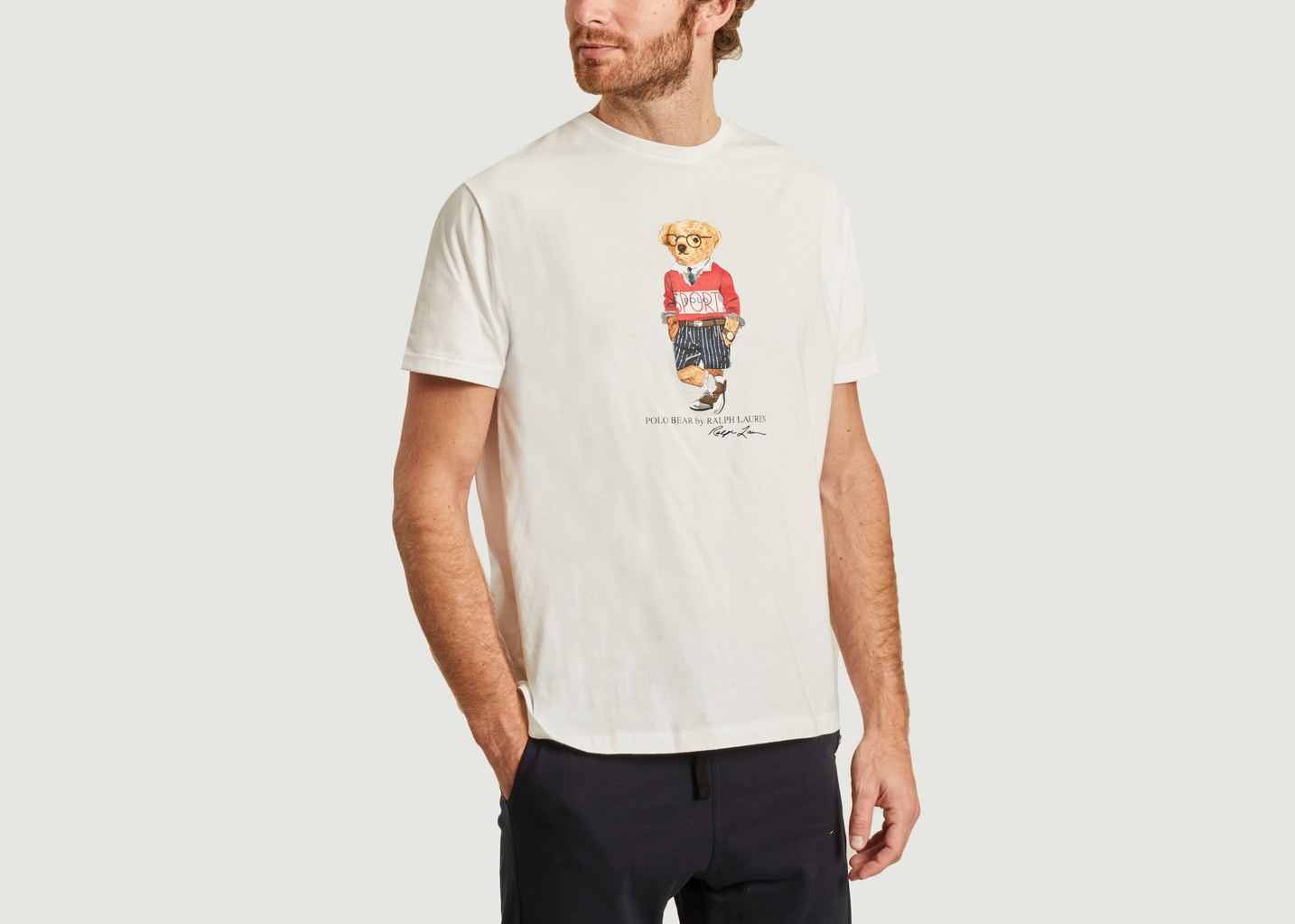 ralph lauren shirt with teddy bear