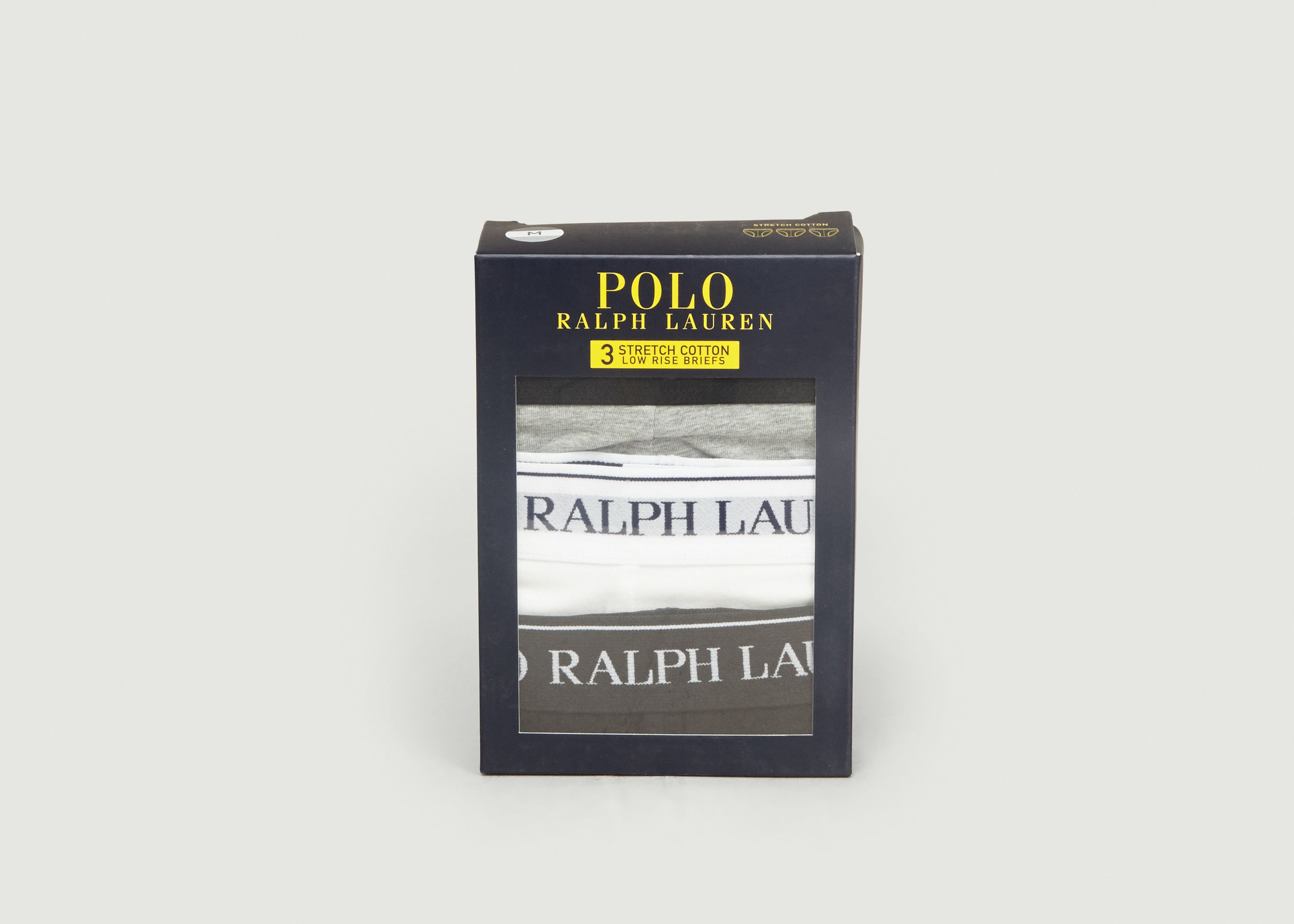 Stretch Cotton Brief 3-Pack - Polo Ralph Lauren