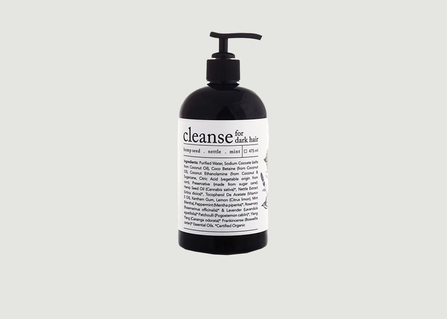 Shampoo for dark hair 475 ml - Rasasara Skinfood