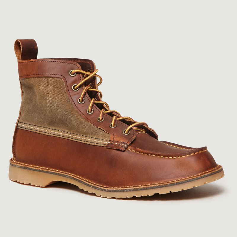 Red Wing Heritage 3335 6-Inch Wacouta Moc Toe Men's Boots Size 11D ...