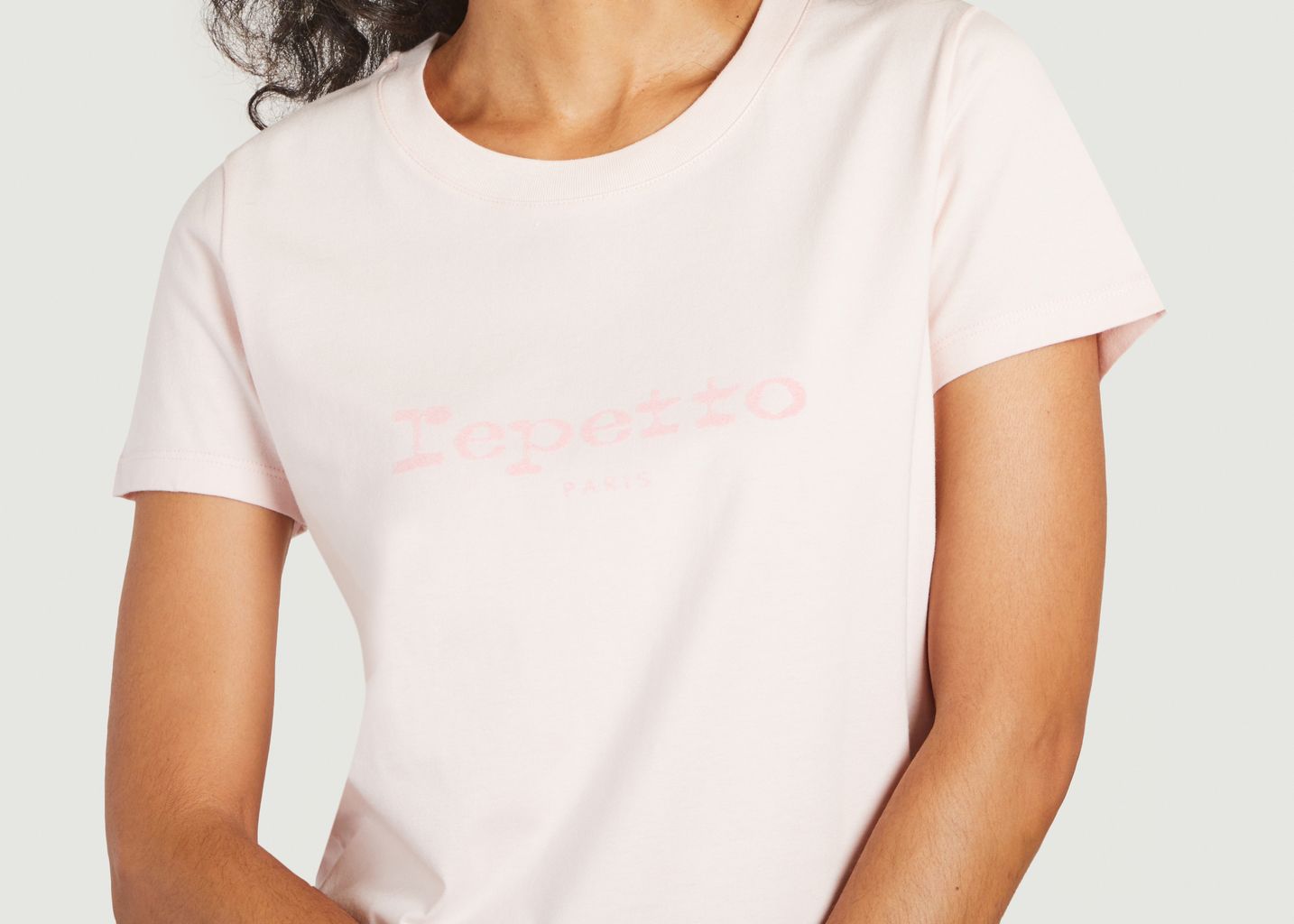 Logo T-shirt in organic cotton - Repetto