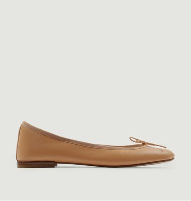 Ballerines en cuir Cendrillon