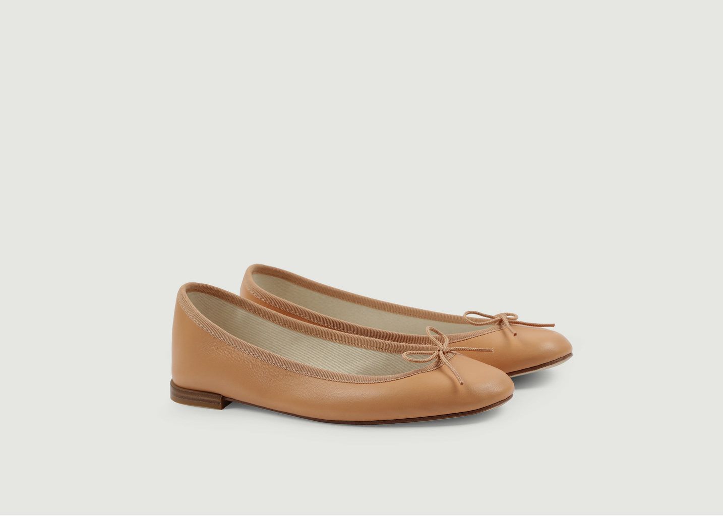 Cendrillon leather ballerina shoes Nude Repetto