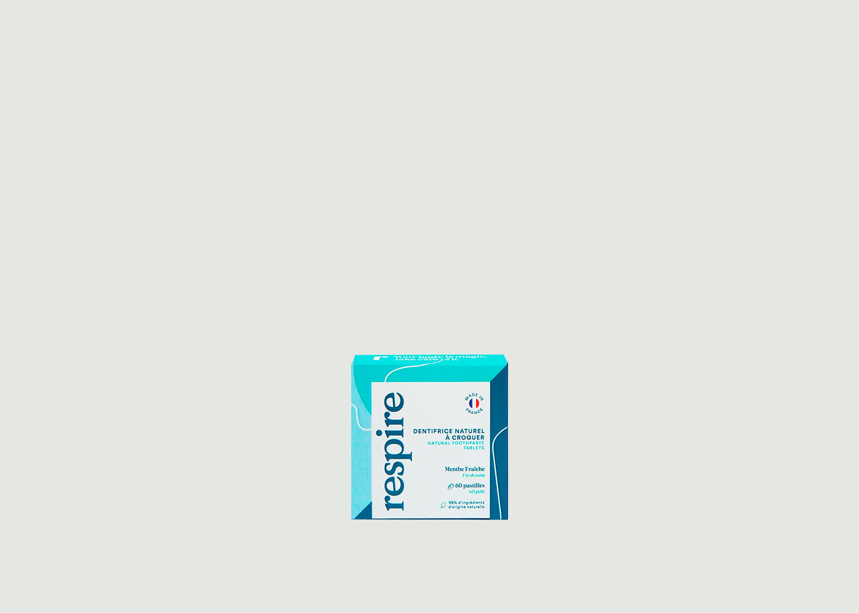 Solid Toothpaste 60 tablets - Respire