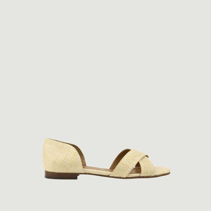 Raffia sandals N°33 - Rivecour