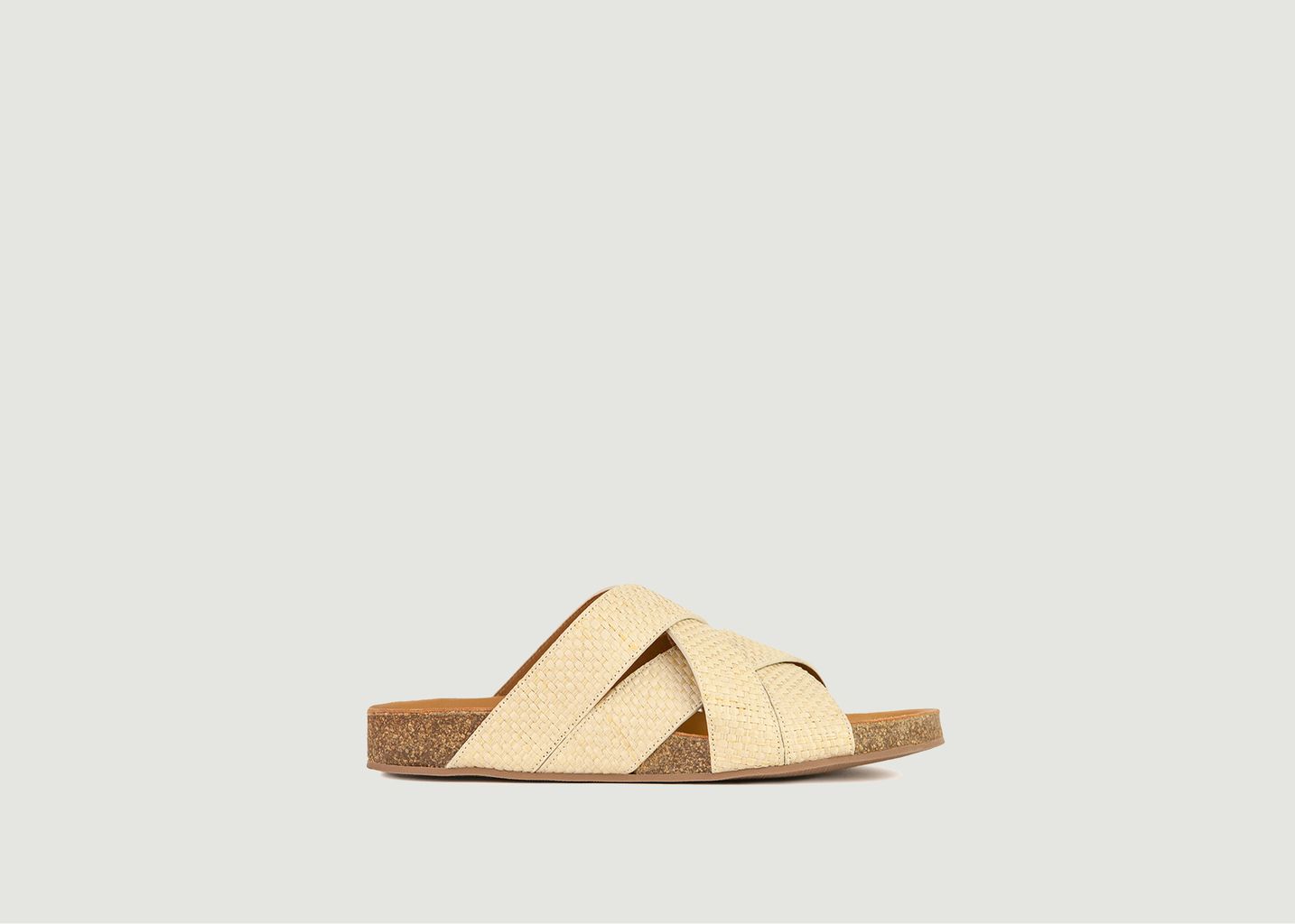 Raffia sandals N°65 - Rivecour