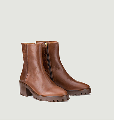 Bottines en cuir N°78