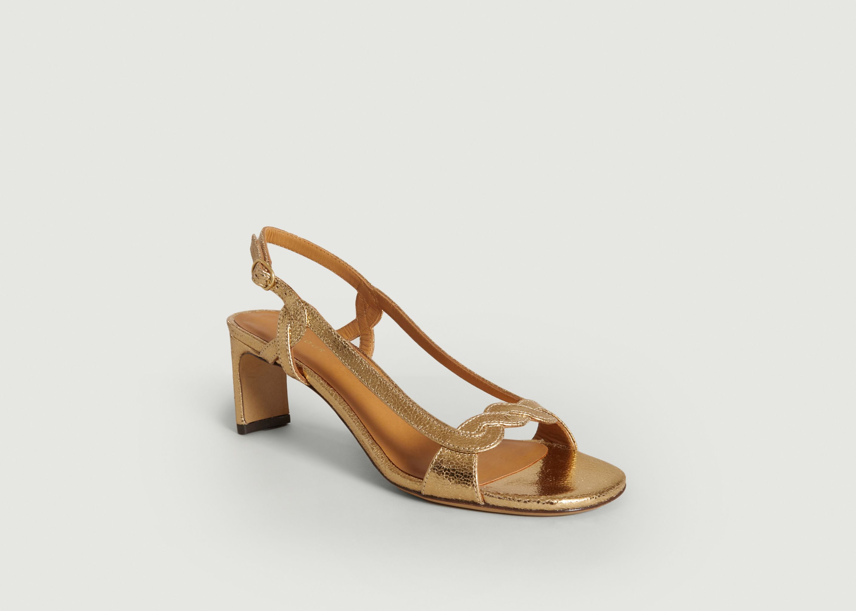 Leather sandals N°599 - Rivecour