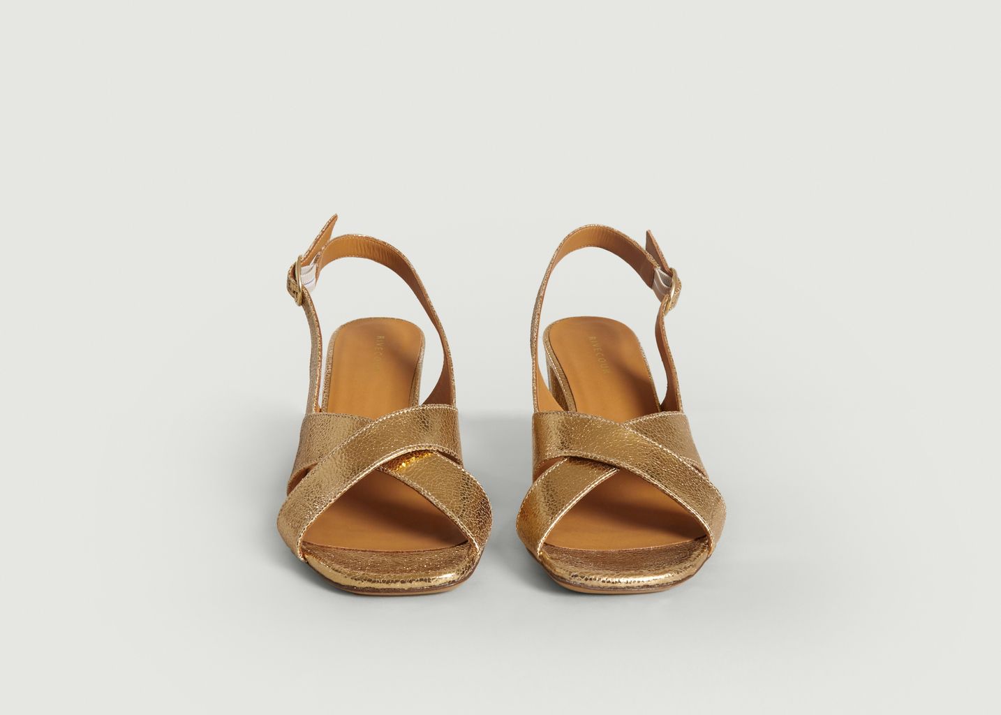 Leather sandals N°652 - Rivecour