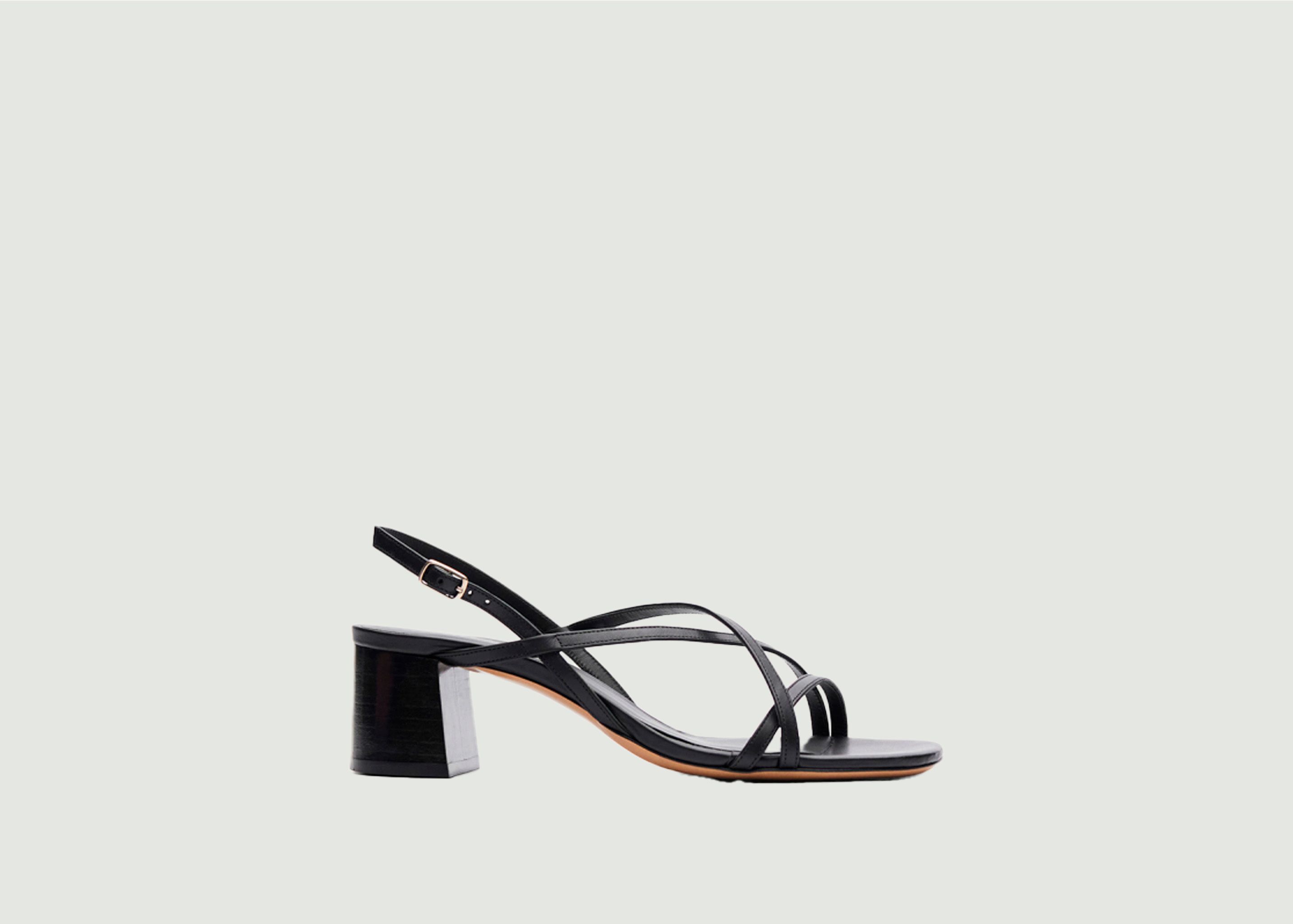 Leather sandals N°576 - Rivecour